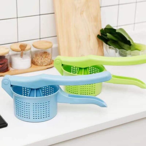 Vegetable Press Crusher Squeezing Dumpling Pie Filling Tools Food Water Squeezer Cooking Handheld Dehydrator Kitchen Accessories - Image 2