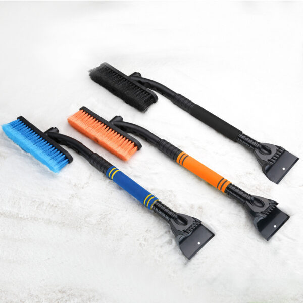 Car Cleaning Brush Ice Scraper Detachable Snow Shovel Brush Dust Remove Brush Auto Windshield Extendable Snow Brush Foam Handle - Image 3