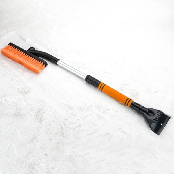 Car Cleaning Brush Ice Scraper Detachable Snow Shovel Brush Dust Remove Brush Auto Windshield Extendable Snow Brush Foam Handle - Image 5