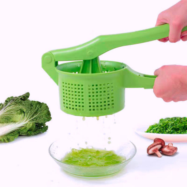 Vegetable Press Crusher Squeezing Dumpling Pie Filling Tools Food Water Squeezer Cooking Handheld Dehydrator Kitchen Accessories - Image 3