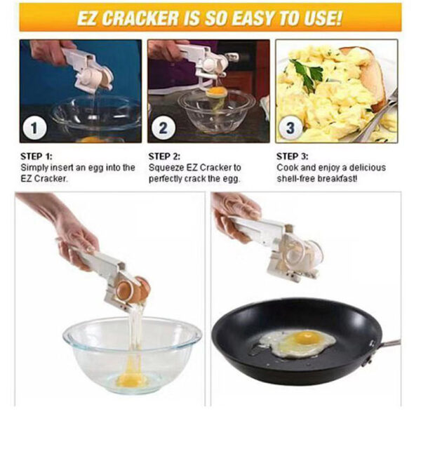 Egg Cracker And Separator Kitchen Gadgets - Image 2