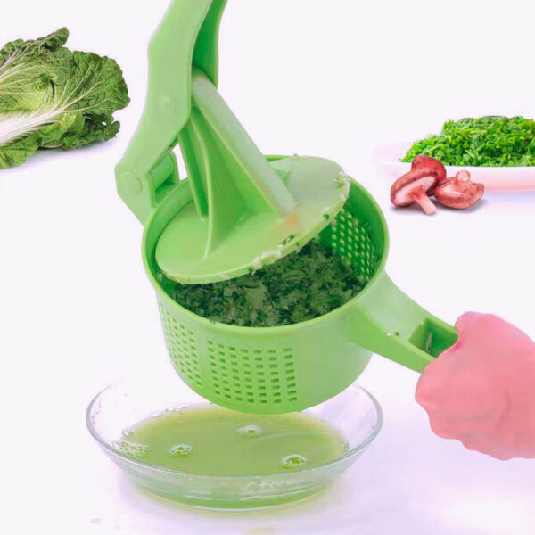 Vegetable Press Crusher Squeezing Dumpling Pie Filling Tools Food Water Squeezer Cooking Handheld Dehydrator Kitchen Accessories - Image 5