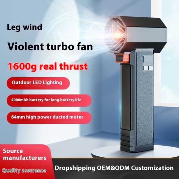 Ducted High-speed Turbofan Electric Outdoor Dust Blowing Car Wash Violent Fan - Image 4