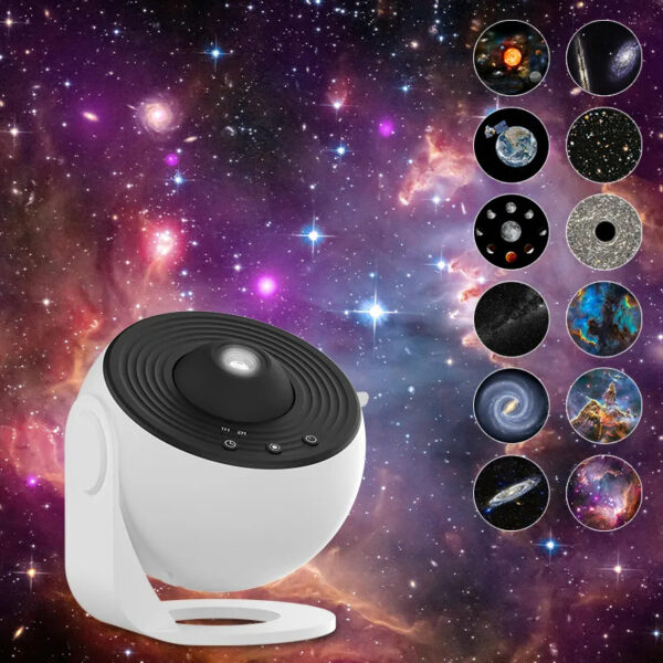 Night Light Galaxy Projector Starry Sky Projector 360 Rotate Planetarium Lamp For Kids Bedroom Valentines Day Gift Wedding Deco - Image 7